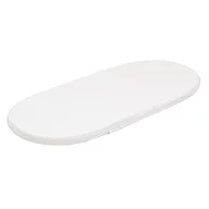 Black Friday - Reduceri Saltea landou, New Baby, Standard, Husa detasabila si lavabila, Din spuma poliuretanica, 75x35x3.5 cm, 0 luni+, Alb Promotie