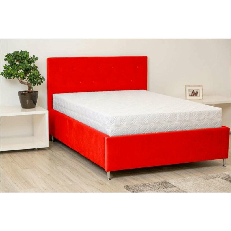 Somnart - saltea ortopedica somnart, 180x200x20cm, spuma poliuretanica, husa detasabila cu fermoar, rulata, fermitate medie