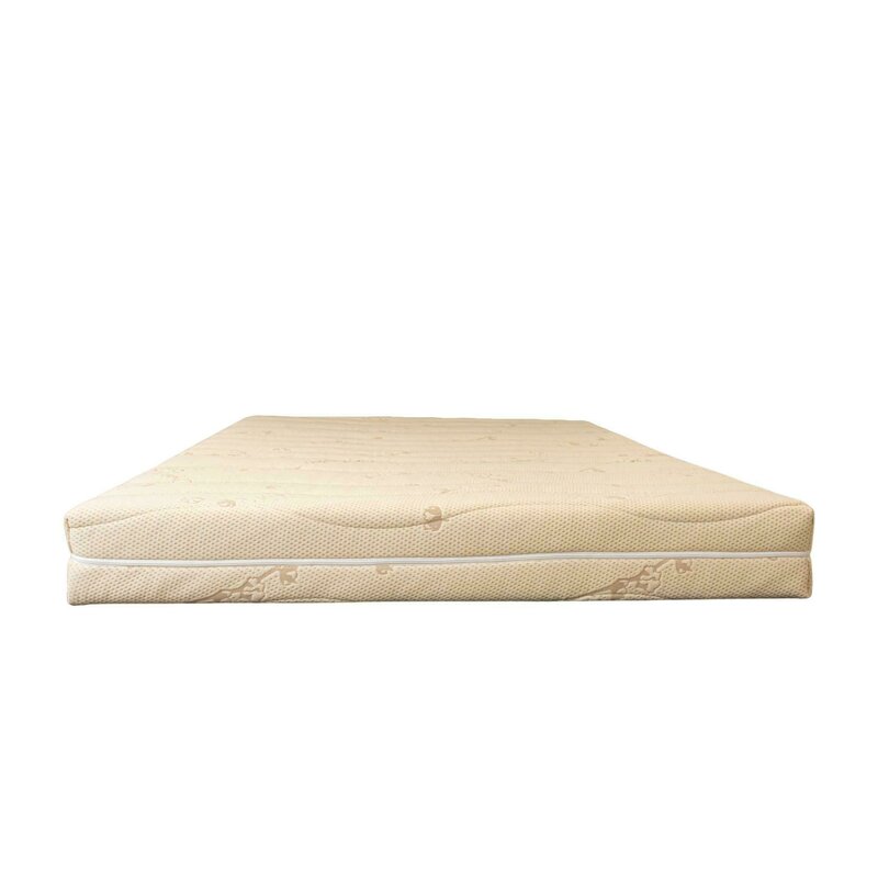 Somnart - saltea ortopedica ortopedic bio cotton 180x200x17cm spuma poliuretanica, husa bumbac organic detasabila si lavabila, rulata, fermitate medie