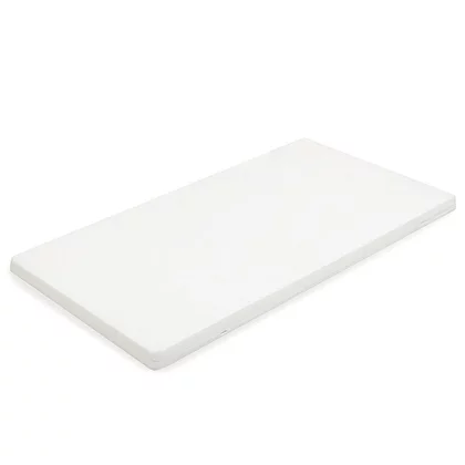 Saltea patut bebe, New Baby, Basic, Din spuma, Cu husa detasabila, 120x60x5 cm, 0 luni+, White