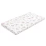 Saltea patut bebe, New Baby, Din spuma, Cu husa detasabila, 120x60x6 cm, 0 luni+, Pink Koala