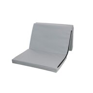 Saltea pliabila, BabyTrold, Husa lavabila, Certificata  Oeko Tex Standard 100, 120x60x4 cm, Gri