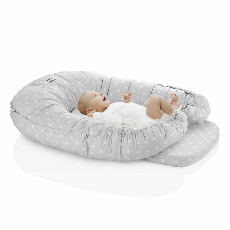 Babyjem - saltea reductor 5 in 1 babynest cushion (culoare: bleu)