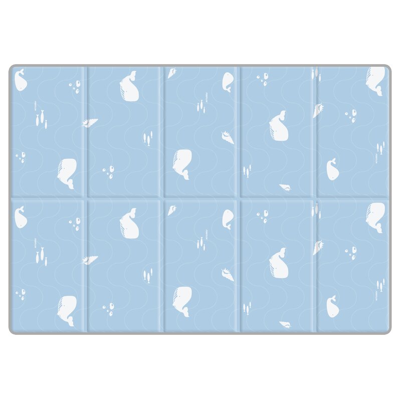 Sobble - covoras de joaca whales world pliabila, eco-friendly, 200x140 cm, multicolor