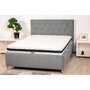 Somnart - Saltea  Optimax Memory 100x190, grosime 18cm, cu spuma memorie poliuretanica si husa 3D detasabila si lavabila, cu manere si fermitate medie - 7