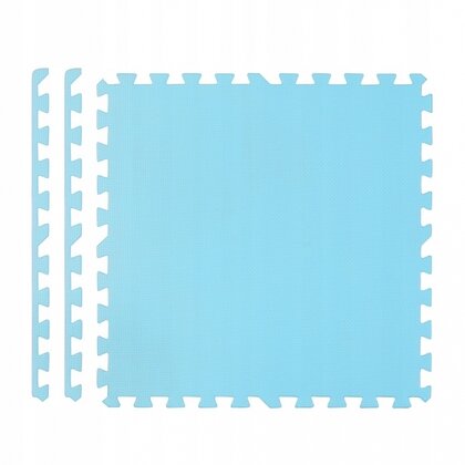 Ricokids - Covoras puzzle, 120x120 cm, Albastru