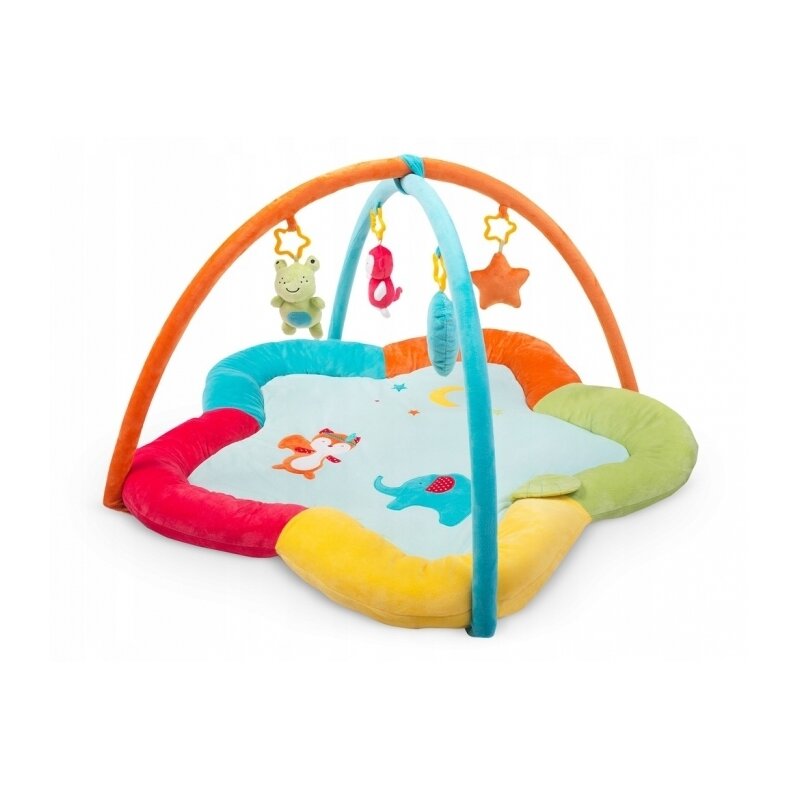 Ricokids - Salteluta de joaca pentru copii, in forma de floare, 85 x 50 cm 7313 - Multicolora