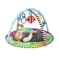 Salteluta interactiva, Baby Einstein, Sea Floor Explorers, Include covoras de apa, 5 jucarii, Pentru activitati educationale, 81x81x46 cm, Multicolor