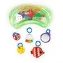 Salteluta interactiva, Baby Einstein, Sea Floor Explorers, Include covoras de apa, 5 jucarii, Pentru activitati educationale, 81x81x46 cm, Multicolor - 7
