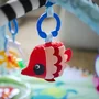 Salteluta interactiva, Baby Einstein, Sea Floor Explorers, Include covoras de apa, 5 jucarii, Pentru activitati educationale, 81x81x46 cm, Multicolor - 17