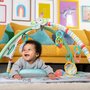 Salteluta interactiva, Bright Starts, 5 in 1, Cu arcada jucarii detasabila si bile, 5 moduri de joaca, 111x100x46 cm, 0 luni+, Albastru - 2