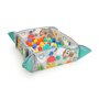 Salteluta interactiva, Bright Starts, 5 in 1, Cu arcada jucarii detasabila si bile, 5 moduri de joaca, 111x100x46 cm, 0 luni+, Albastru - 10