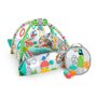 Salteluta interactiva, Bright Starts, 5 in 1, Cu arcada jucarii detasabila si bile, 5 moduri de joaca, 111x100x46 cm, 0 luni+, Albastru - 15