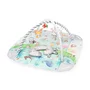Salteluta interactiva, Lionelo, Anika, 8 jucarii senzoriale, detasabile, fosnaitoare, logopedice, Lavabila la masina, Husa din bambus, 116x112 cm, Multicolor - 1