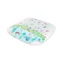 Salteluta interactiva, Lionelo, Anika, 8 jucarii senzoriale, detasabile, fosnaitoare, logopedice, Lavabila la masina, Husa din bambus, 116x112 cm, Multicolor - 10