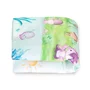 Salteluta interactiva, Lionelo, Anika, 8 jucarii senzoriale, detasabile, fosnaitoare, logopedice, Lavabila la masina, Husa din bambus, 116x112 cm, Multicolor - 11