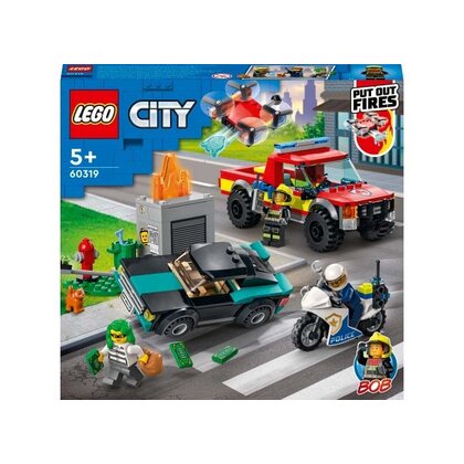 LEGO - Salvarea de incendiu si urmarirea politiei