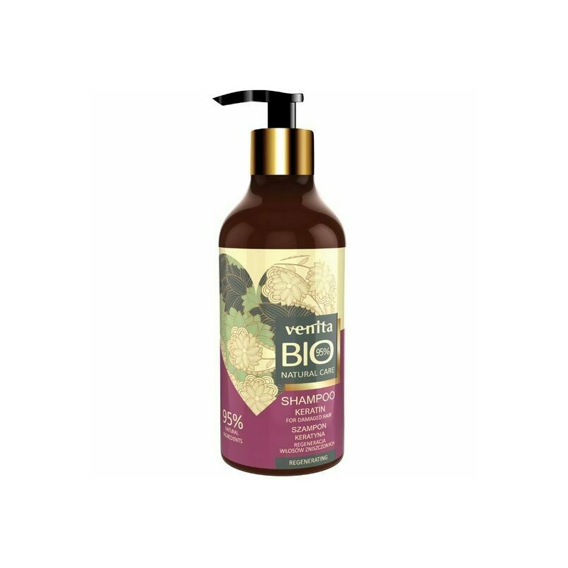 Sampon regenerant cu keratina, 98% natural, venita bio, 400ml