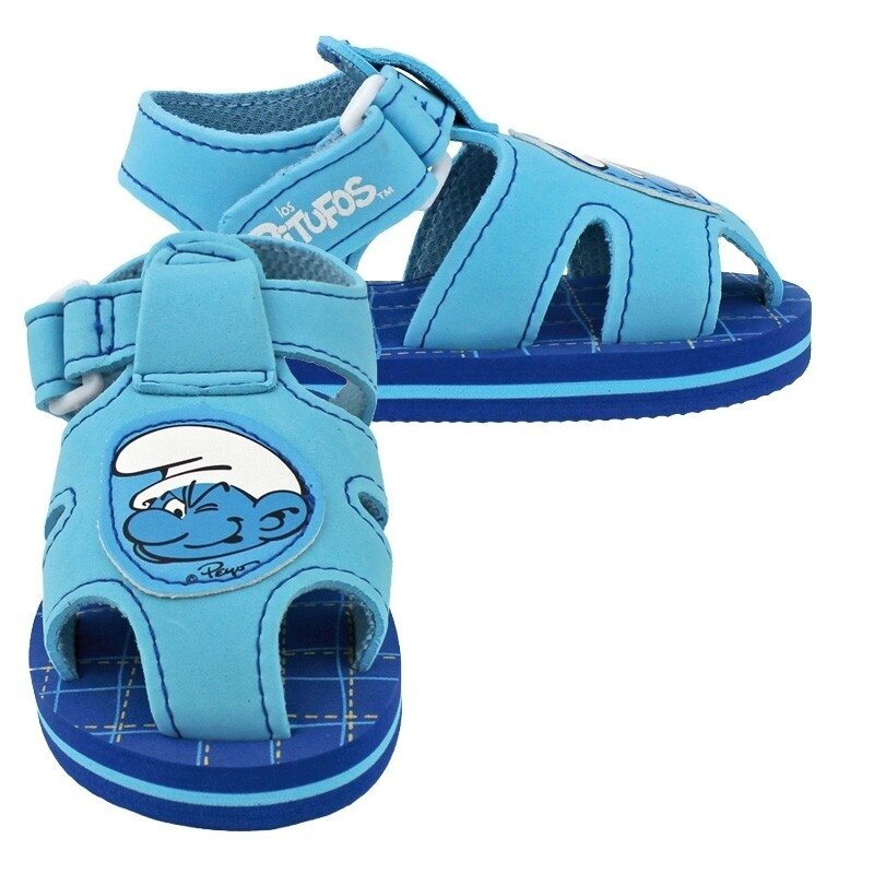 Sandale pentru copii strumfi-bleu