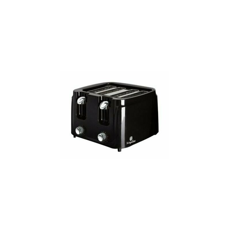 Berlinger haus - sandwich maker pentru 4 sanwich-uri, black silver collection, , bh 9241