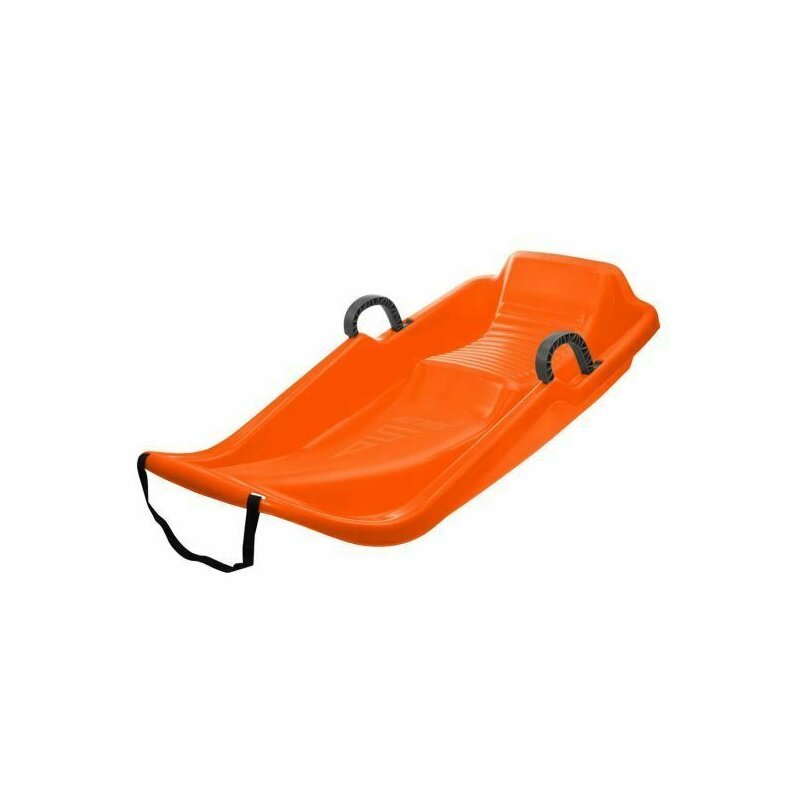 Dhs - sanie plastic cu frana,twister portocaliu