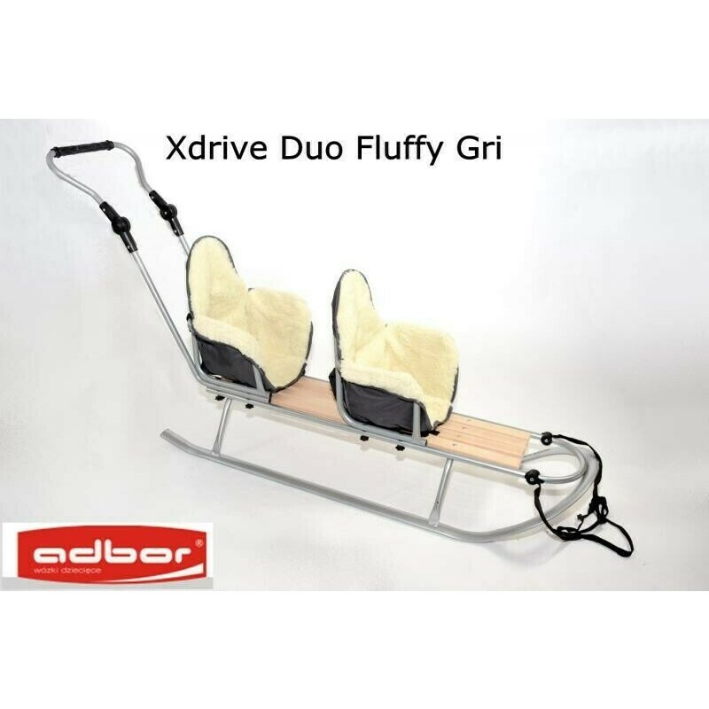 Adbor - Saniuta Xdrive Duo Fluffy, Gri