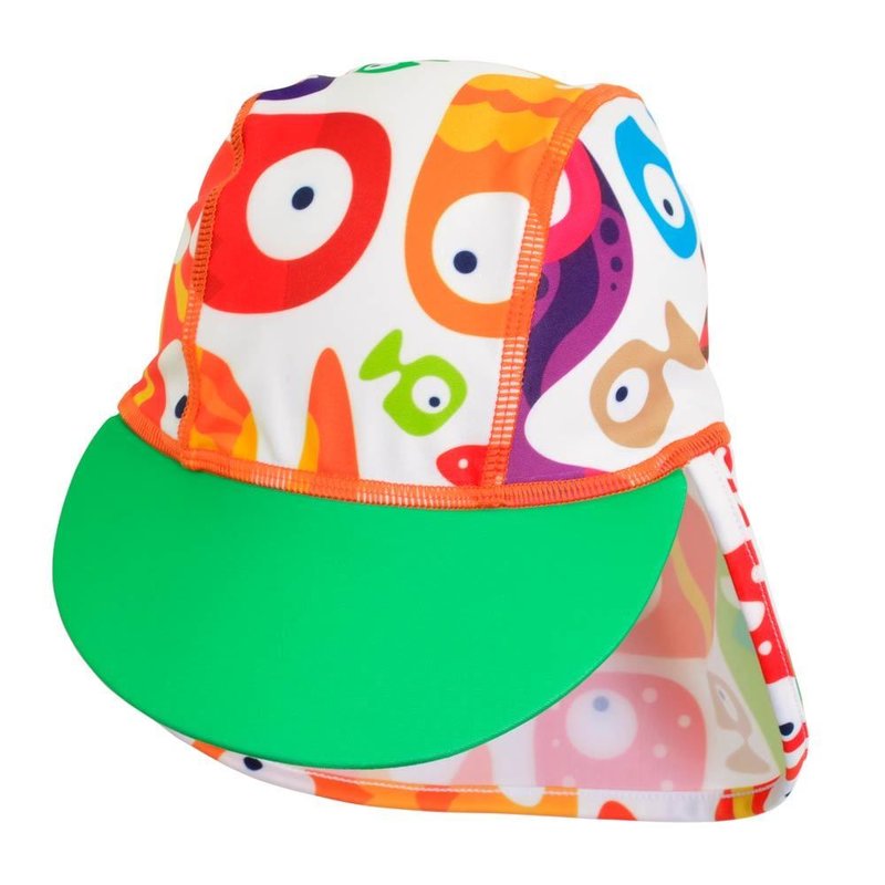 Swimpy - sapca funny fish , protectie uv , 1-2 ani
