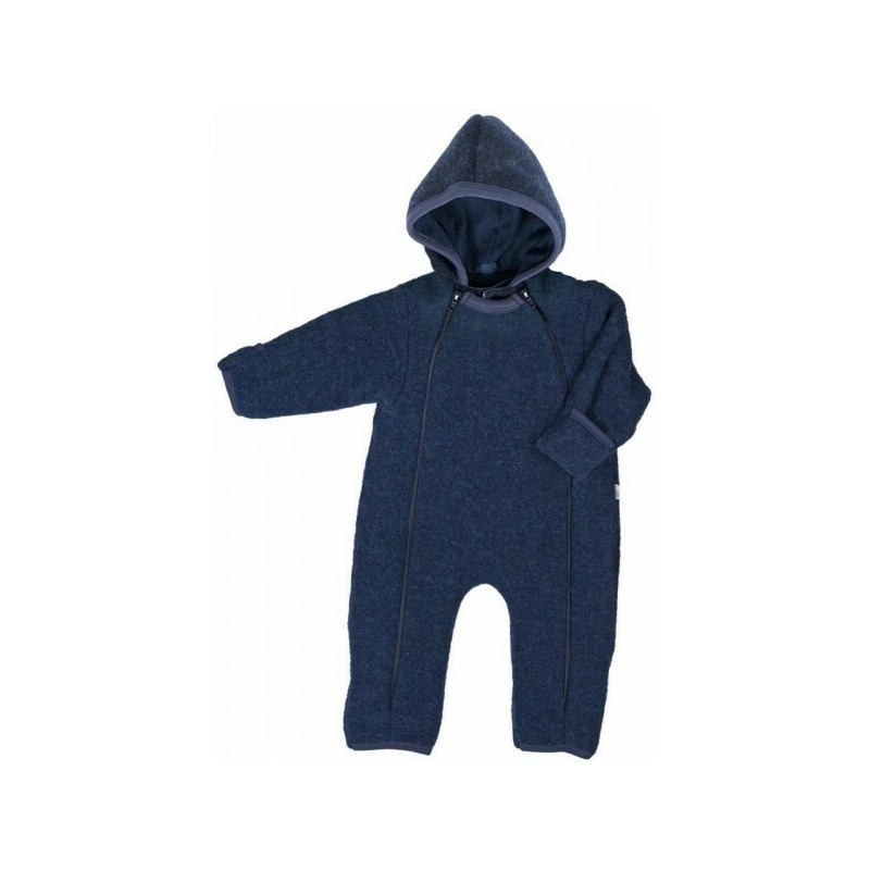 Sapphire - Overall babywearing din lana merinos organica - wool fleece - Iobio