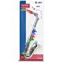 Saxofon, Bontempi, Cu 4 clape colorate, Pentru micii cantareti, 37x14x6,9 cm, 36 luni+, Silver - 3