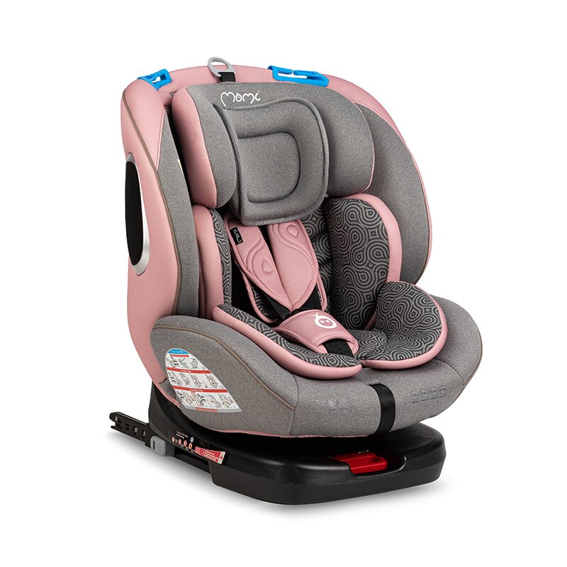 Momi - Scaun Auto 0-36 Kg, Rear Facing, 360°, Tordi - Pink