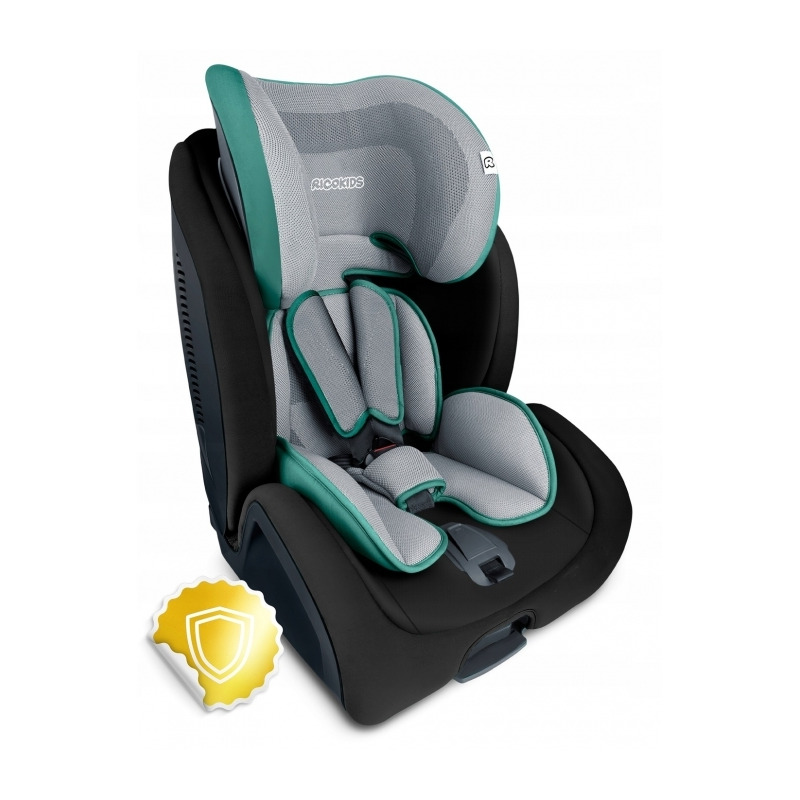 Scaun auto 9-36 kg cu isofix ricokids qway - negru cu albastru