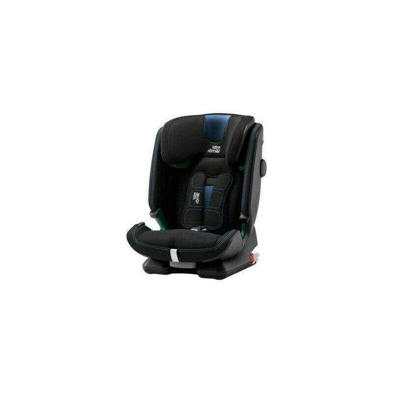 Britax-romer - scaun auto advansafix i-size cool flow , spatar reglabil, protectie laterala, 9-36 kg, cu isofix, albastru