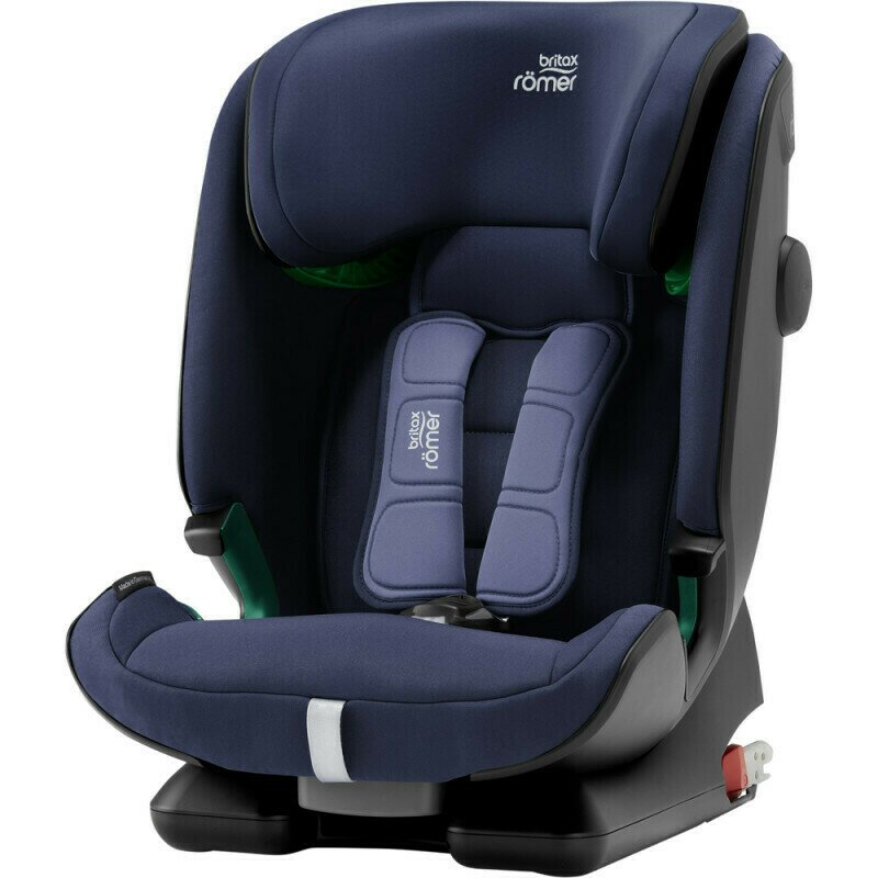 Britax-Romer - Scaun auto Advansafix I-size Moonlight , Spatar reglabil, Protectie laterala, 9-36 Kg, cu Isofix, Albastru