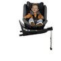 Scaun auto, Be Cool, Saturn I-Size, Rotire 360 grade, 40 - 150 cm, 0 - 36 kg, Cu Isofix si picior stabilizator, Conform cu standardul european de securitate ECE R129, Carbon - 31