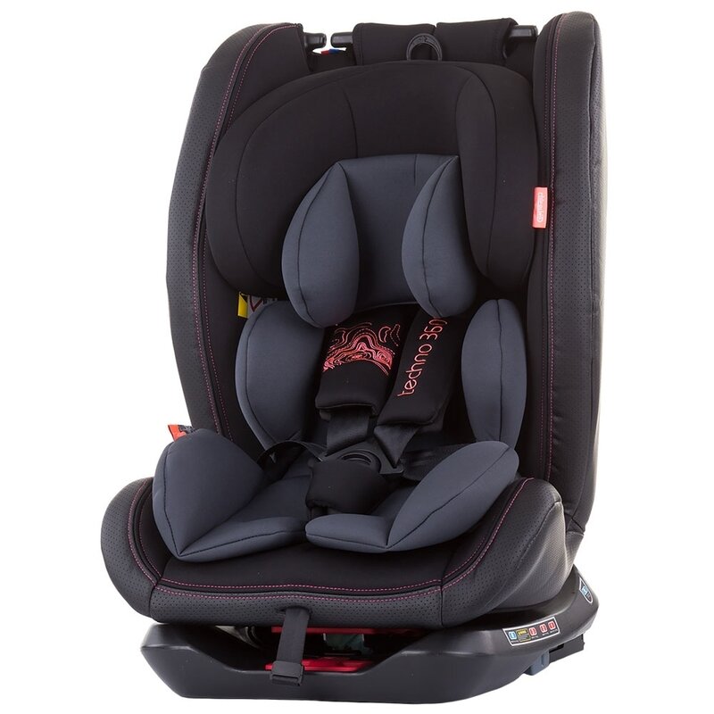 Chipolino - Scaun auto Techno Spatar reglabil, Rotire 360 grade Dhalia, 0-36 Kg, cu Isofix, Violet