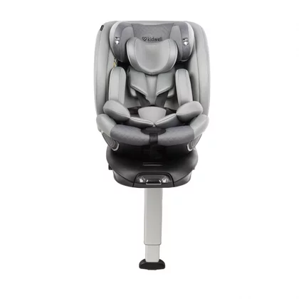 scaun auto cu isofix kidwell gocar, grupa 40-135 cm, i-size, omologare r129 - gri