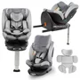 scaun auto cu isofix kidwell gocar, grupa 40-135 cm, i-size, omologare r129 - gri - 2