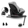scaun auto cu isofix kidwell gocar, grupa 40-135 cm, i-size, omologare r129 - gri - 3