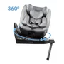 scaun auto cu isofix kidwell gocar, grupa 40-135 cm, i-size, omologare r129 - gri - 8