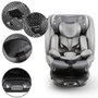 scaun auto cu isofix kidwell gocar, grupa 40-135 cm, i-size, omologare r129 - gri - 14