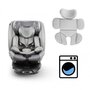 scaun auto cu isofix kidwell gocar, grupa 40-135 cm, i-size, omologare r129 - gri - 15