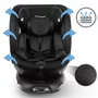 scaun auto cu isofix kidwell gocar, grupa 40-135 cm, i-size, omologare r129 - negru - 4