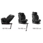 scaun auto cu isofix kidwell gocar, grupa 40-135 cm, i-size, omologare r129 - negru - 5
