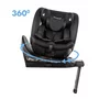 scaun auto cu isofix kidwell gocar, grupa 40-135 cm, i-size, omologare r129 - negru - 8