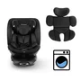 scaun auto cu isofix kidwell gocar, grupa 40-135 cm, i-size, omologare r129 - negru - 15