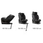scaun auto cu isofix kidwell gocar, grupa 40-135 cm, i-size, omologare r129 - negru-gri - 5