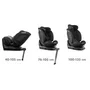 scaun auto cu isofix kidwell gocar, grupa 40-135 cm, i-size, omologare r129 - negru-gri - 5