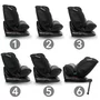 scaun auto cu isofix kidwell gocar, grupa 40-135 cm, i-size, omologare r129 - negru-gri - 6