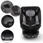 scaun auto cu isofix kidwell gocar, grupa 40-135 cm, i-size, omologare r129 - negru-gri - 14