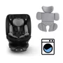 scaun auto cu isofix kidwell gocar, grupa 40-135 cm, i-size, omologare r129 - negru-gri - 15